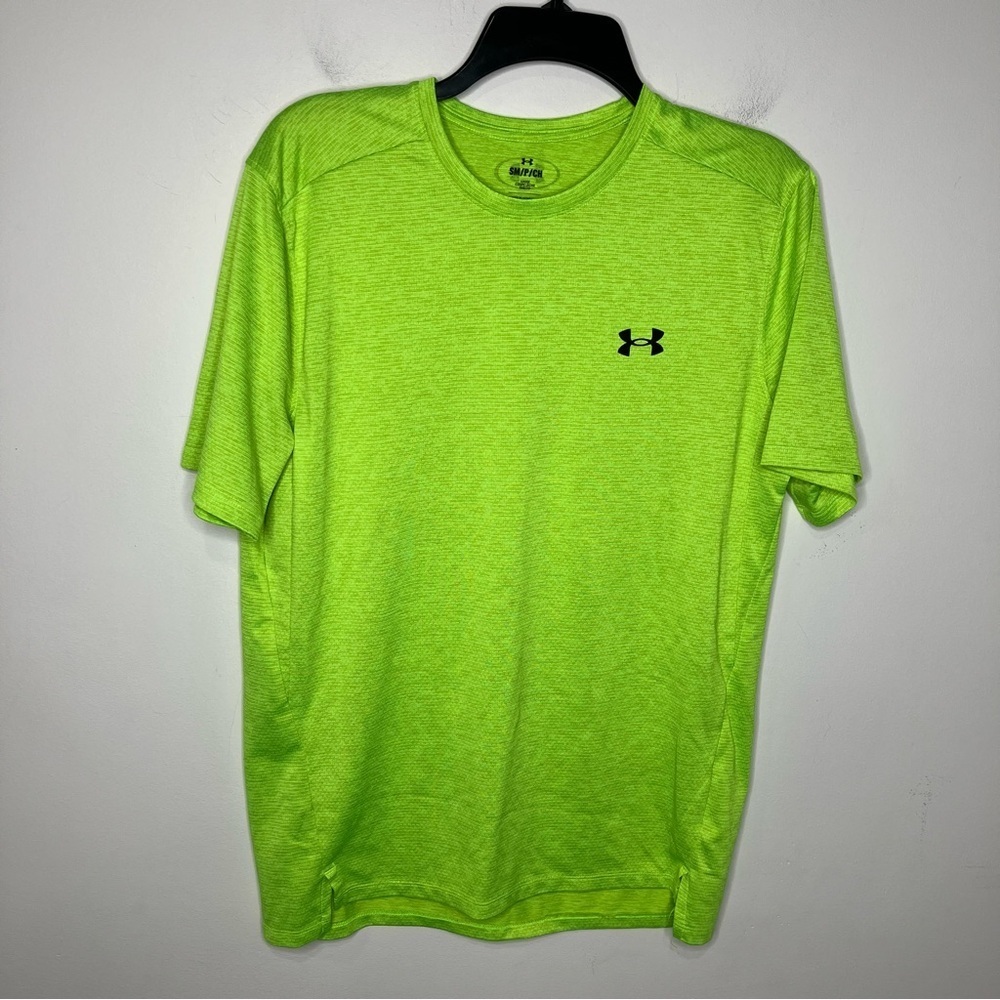 Under Armour neon green loose fit t-shirt size small